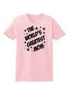 The World's Greatest Mom - Superhero Style Womens T-Shirt by TooLoud-Womens T-Shirt-TooLoud-PalePink-X-Small-Davson Sales