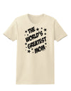 The World's Greatest Mom - Superhero Style Womens T-Shirt by TooLoud-Womens T-Shirt-TooLoud-Natural-X-Small-Davson Sales