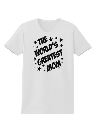 The World's Greatest Mom - Superhero Style Womens T-Shirt by TooLoud-Womens T-Shirt-TooLoud-White-X-Small-Davson Sales