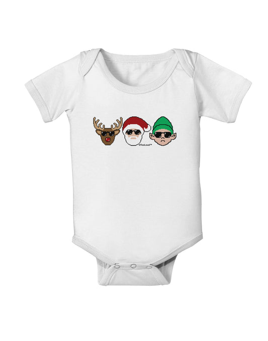 The X-mas Squad Baby Romper Bodysuit-Baby Romper-TooLoud-White-06-Months-Davson Sales