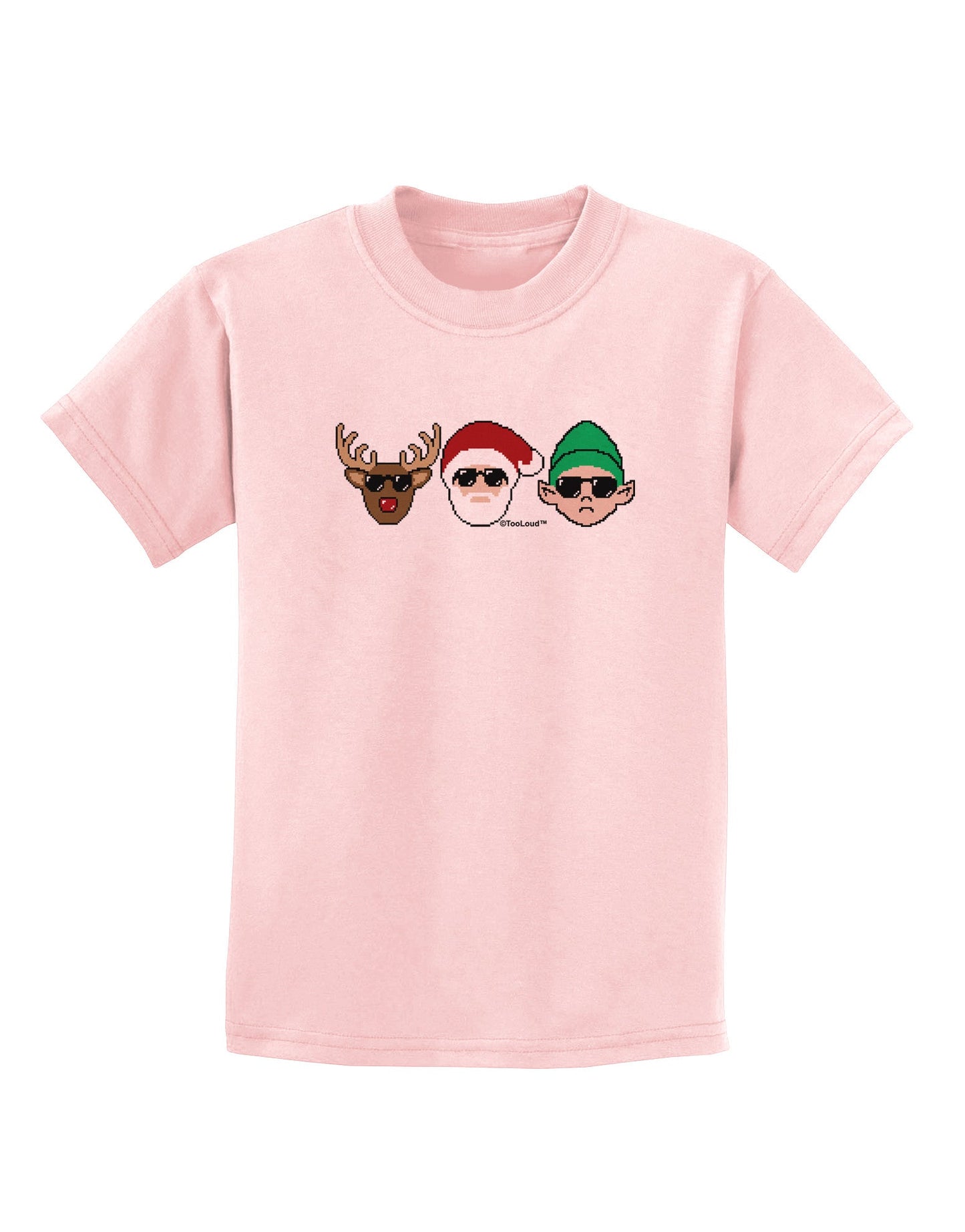 The X-mas Squad Childrens T-Shirt-Childrens T-Shirt-TooLoud-PalePink-X-Small-Davson Sales