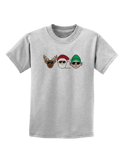 The X-mas Squad Childrens T-Shirt-Childrens T-Shirt-TooLoud-AshGray-X-Small-Davson Sales