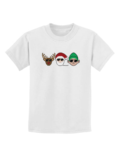 The X-mas Squad Childrens T-Shirt-Childrens T-Shirt-TooLoud-White-X-Small-Davson Sales