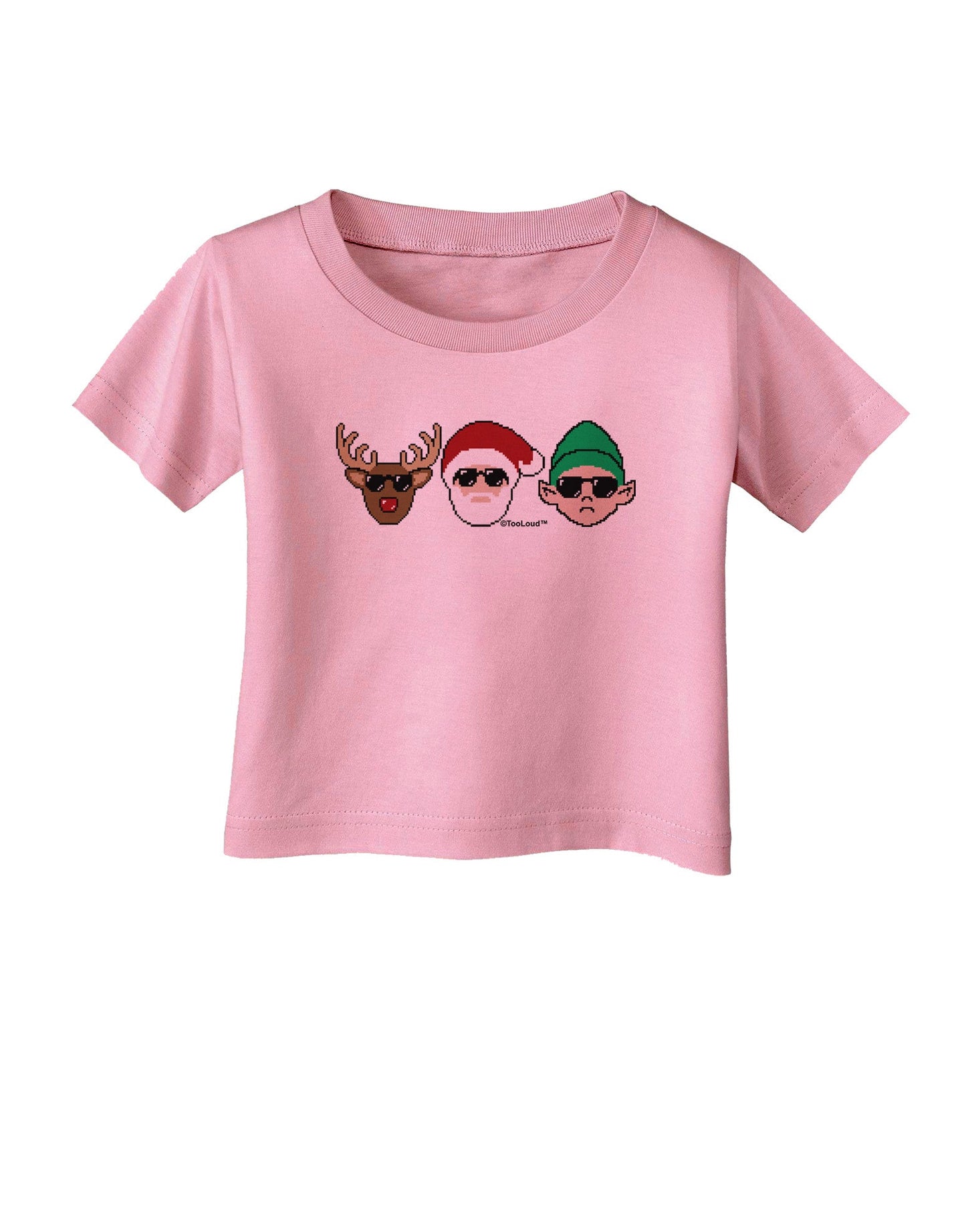 The X-mas Squad Infant T-Shirt-Infant T-Shirt-TooLoud-Candy-Pink-06-Months-Davson Sales