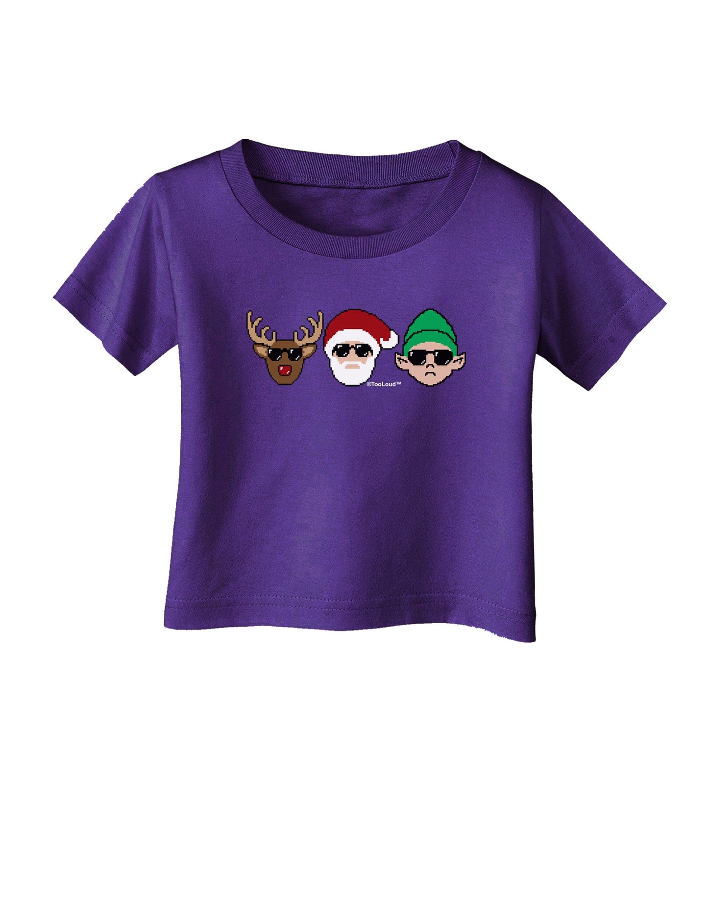 The X-mas Squad Infant T-Shirt Dark-Infant T-Shirt-TooLoud-Purple-06-Months-Davson Sales