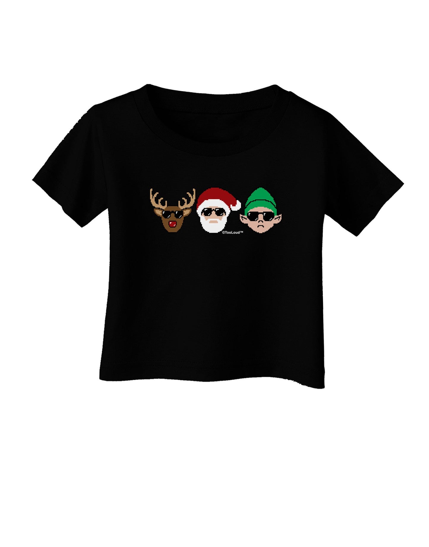 The X-mas Squad Infant T-Shirt Dark-Infant T-Shirt-TooLoud-Black-06-Months-Davson Sales