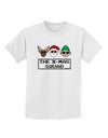 The X-mas Squad Text Childrens T-Shirt-Childrens T-Shirt-TooLoud-White-X-Small-Davson Sales