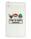 The X-mas Squad Text Micro Terry Gromet Golf Towel 11&#x22;x19-Golf Towel-TooLoud-White-Davson Sales