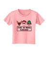 The X-mas Squad Text Toddler T-Shirt-Toddler T-Shirt-TooLoud-Candy-Pink-2T-Davson Sales