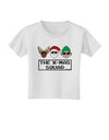 The X-mas Squad Text Toddler T-Shirt-Toddler T-Shirt-TooLoud-White-2T-Davson Sales