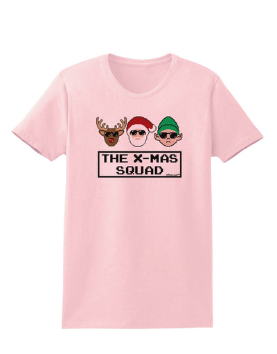 The X-mas Squad Text Womens T-Shirt-Womens T-Shirt-TooLoud-PalePink-X-Small-Davson Sales