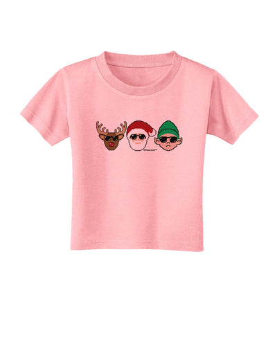 The X-mas Squad Toddler T-Shirt-Toddler T-Shirt-TooLoud-Candy-Pink-2T-Davson Sales