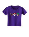 The X-mas Squad Toddler T-Shirt Dark-Toddler T-Shirt-TooLoud-Purple-2T-Davson Sales