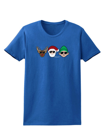 The X-mas Squad Womens Dark T-Shirt-TooLoud-Royal-Blue-X-Small-Davson Sales