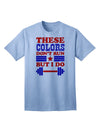 These Colors Don't Run But I Do - Patriotic Workout Adult T-Shirt-Mens T-Shirt-TooLoud-Light-Blue-Small-Davson Sales