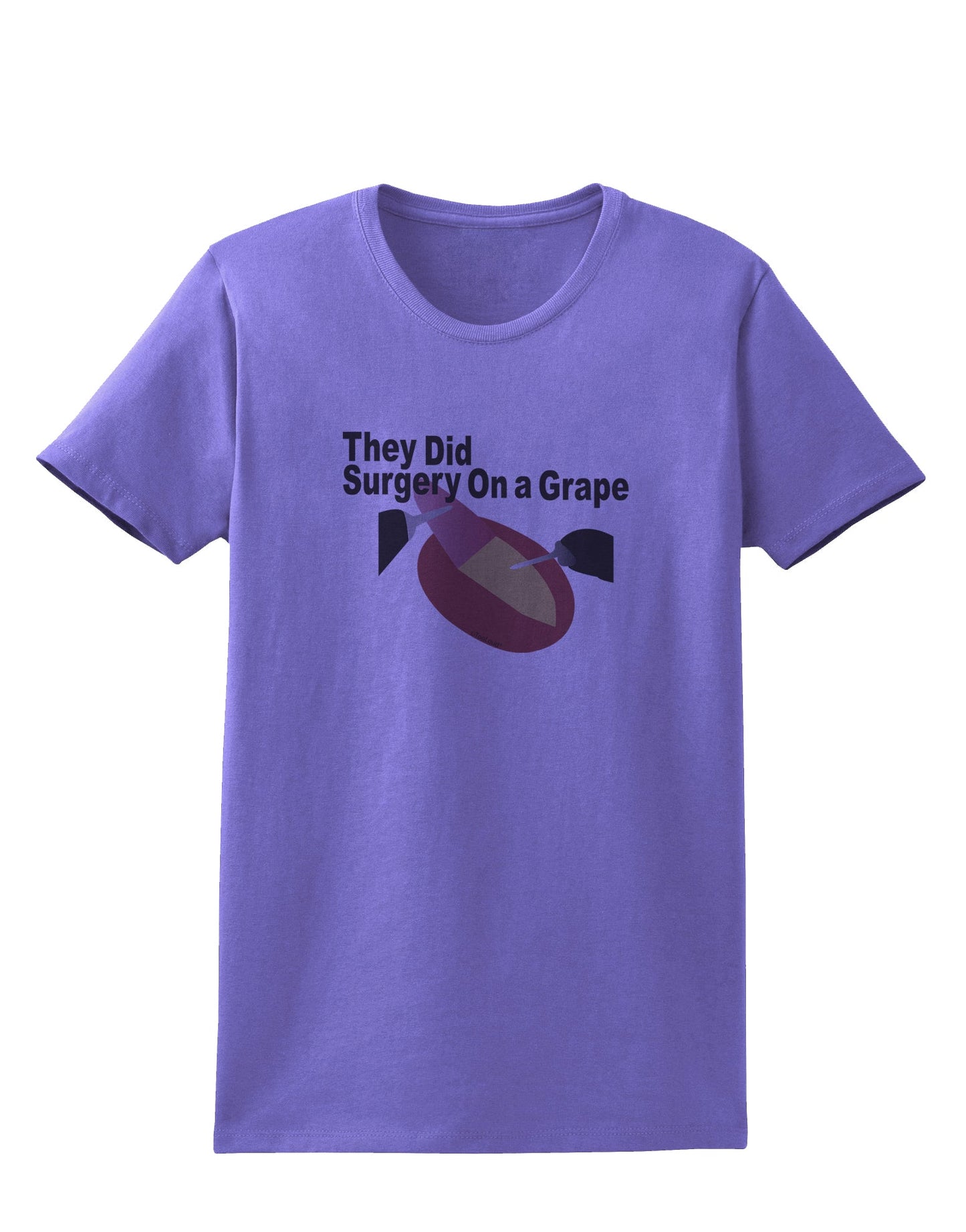 They Did Surgery On a Grape Womens T-Shirt by TooLoud-TooLoud-Violet-X-Small-Davson Sales