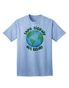 Think Globally Act Locally - Globe Adult T-Shirt-Mens T-Shirt-TooLoud-Light-Blue-Small-Davson Sales