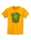 Think Globally Act Locally - Globe Childrens T-Shirt-Childrens T-Shirt-TooLoud-Gold-X-Small-Davson Sales