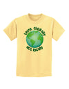 Think Globally Act Locally - Globe Childrens T-Shirt-Childrens T-Shirt-TooLoud-Daffodil-Yellow-X-Small-Davson Sales