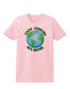 Think Globally Act Locally - Globe Womens T-Shirt-Womens T-Shirt-TooLoud-PalePink-X-Small-Davson Sales