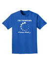 Thinking Please Wait Adult Dark T-Shirt-Mens T-Shirt-TooLoud-Royal-Blue-Small-Davson Sales