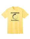 Thinking Please Wait Adult T-Shirt-unisex t-shirt-TooLoud-Yellow-Small-Davson Sales