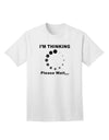 Thinking Please Wait Adult T-Shirt-unisex t-shirt-TooLoud-White-Small-Davson Sales