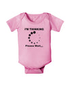 Thinking Please Wait Baby Romper Bodysuit-Baby Romper-TooLoud-Pink-06-Months-Davson Sales