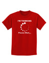 Thinking Please Wait Childrens Dark T-Shirt-Childrens T-Shirt-TooLoud-Red-X-Small-Davson Sales