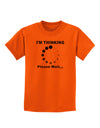 Thinking Please Wait Childrens T-Shirt-Childrens T-Shirt-TooLoud-Orange-X-Small-Davson Sales