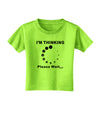 Thinking Please Wait Toddler T-Shirt-Toddler T-Shirt-TooLoud-Lime-Green-2T-Davson Sales