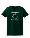 Thinking Please Wait Womens Dark T-Shirt-Womens T-Shirt-TooLoud-Forest-Green-Small-Davson Sales