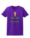 This Gal Is Not Ready For Christmas Womens Dark T-Shirt-TooLoud-Purple-X-Small-Davson Sales