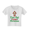 This Gal Loves Christmas Cute Toddler T-Shirt-Toddler T-Shirt-TooLoud-White-2T-Davson Sales