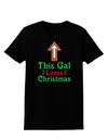 This Gal Loves Christmas Cute Womens Dark T-Shirt-TooLoud-Black-X-Small-Davson Sales