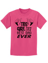 This Girl Has The Best Dad Ever Childrens T-Shirt-Childrens T-Shirt-TooLoud-Sangria-X-Small-Davson Sales