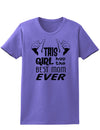 This Girl Has the Best Mom Ever Womens T-Shirt-Womens T-Shirt-TooLoud-Violet-X-Small-Davson Sales