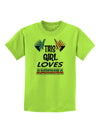 This Girl Loves America Childrens T-Shirt-Childrens T-Shirt-TooLoud-Lime-Green-X-Small-Davson Sales