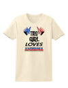 This Girl Loves America Womens T-Shirt-Womens T-Shirt-TooLoud-Natural-X-Small-Davson Sales