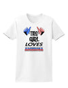 This Girl Loves America Womens T-Shirt-Womens T-Shirt-TooLoud-White-X-Small-Davson Sales