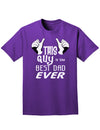 This Guy Best Dad Ever Adult Dark T-Shirt-Mens T-Shirt-TooLoud-Purple-Small-Davson Sales