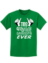 This Guy Best Grandpa Ever Childrens Dark T-Shirt-Childrens T-Shirt-TooLoud-Kelly-Green-X-Small-Davson Sales