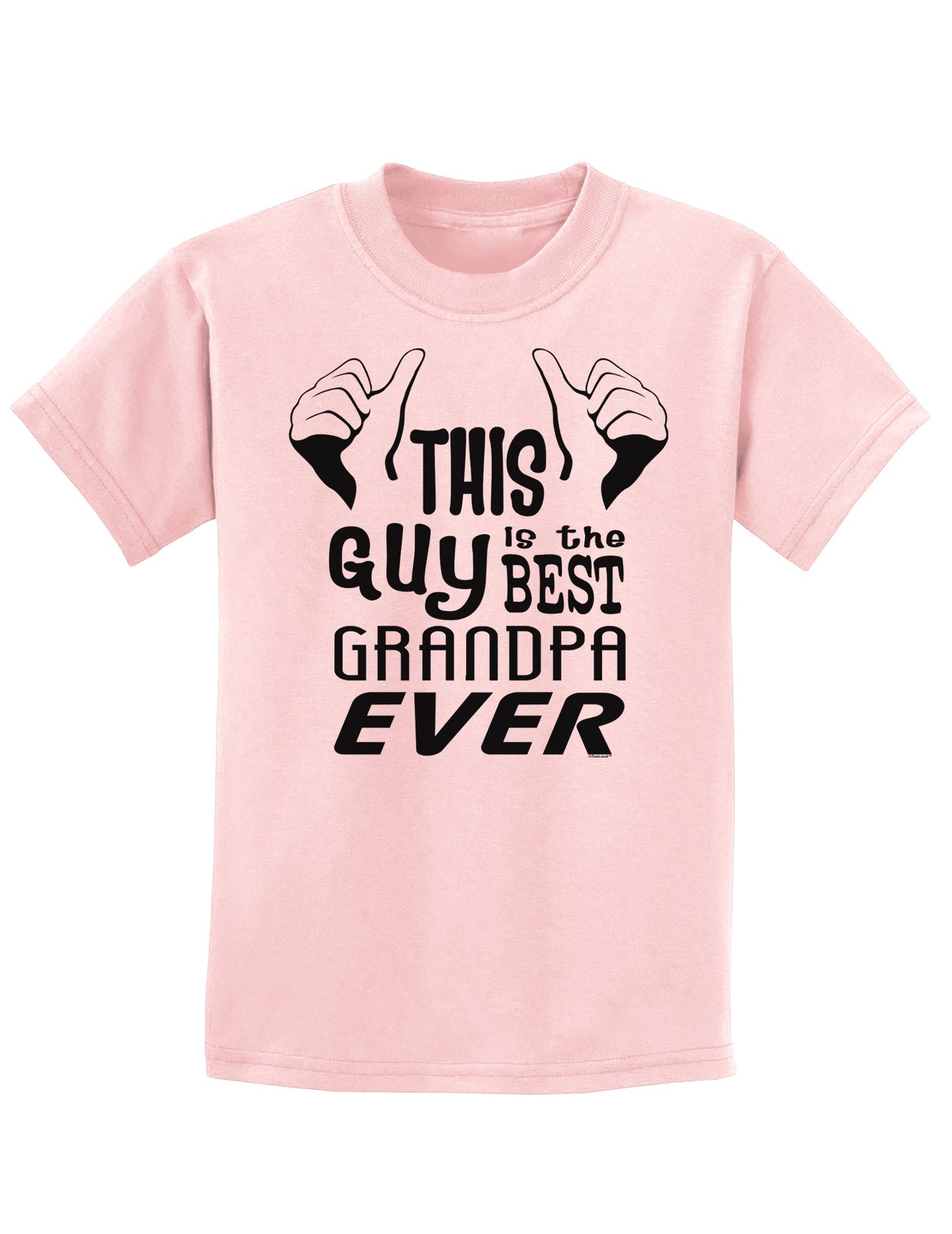 This Guy Best Grandpa Ever Childrens T-Shirt-Childrens T-Shirt-TooLoud-PalePink-X-Small-Davson Sales