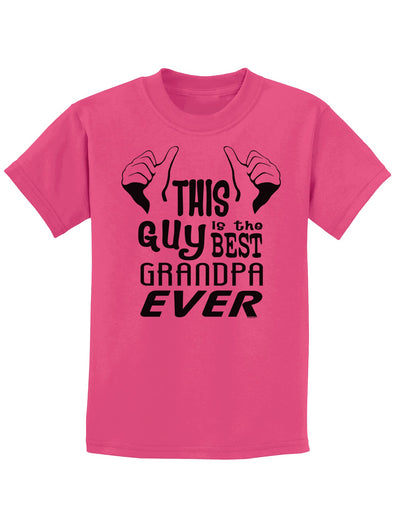 This Guy Best Grandpa Ever Childrens T-Shirt-Childrens T-Shirt-TooLoud-Sangria-X-Small-Davson Sales