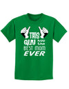 This Guy Has the Best Mom Ever Childrens Dark T-Shirt-Childrens T-Shirt-TooLoud-Kelly-Green-X-Small-Davson Sales