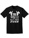 This Guy Has the Best Papa Ever Adult Dark T-Shirt-Mens T-Shirt-TooLoud-Black-Small-Davson Sales