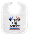 This Guy Loves America Baby Bib