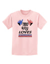 This Guy Loves America Childrens T-Shirt-Childrens T-Shirt-TooLoud-PalePink-X-Small-Davson Sales