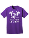 This Guy is the Best Papa Ever Adult Dark T-Shirt-Mens T-Shirt-TooLoud-Purple-Small-Davson Sales