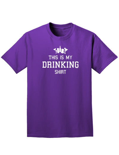 This Is My Drinking Shirt Adult Dark T-Shirt-Mens T-Shirt-TooLoud-Purple-Small-Davson Sales